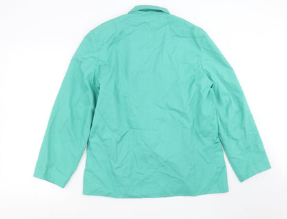Womens UK Size 14 Preworn Regular Green Suit Jacket