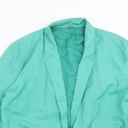 Womens UK Size 14 Preworn Regular Green Suit Jacket