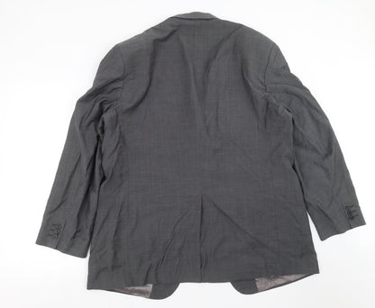 Mens UK Size 44 Preworn Regular Grey Suit Jacket