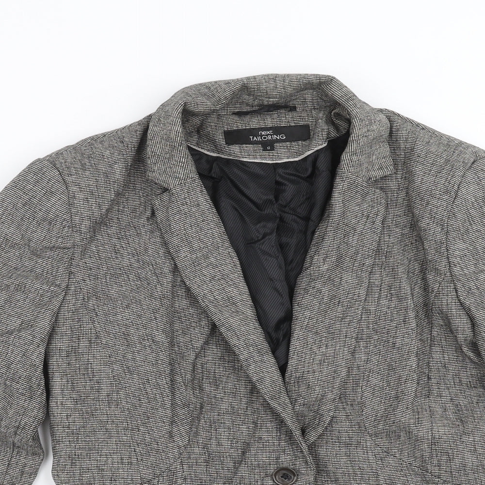 NEXT Womens Grey   Jacket Blazer Size 12