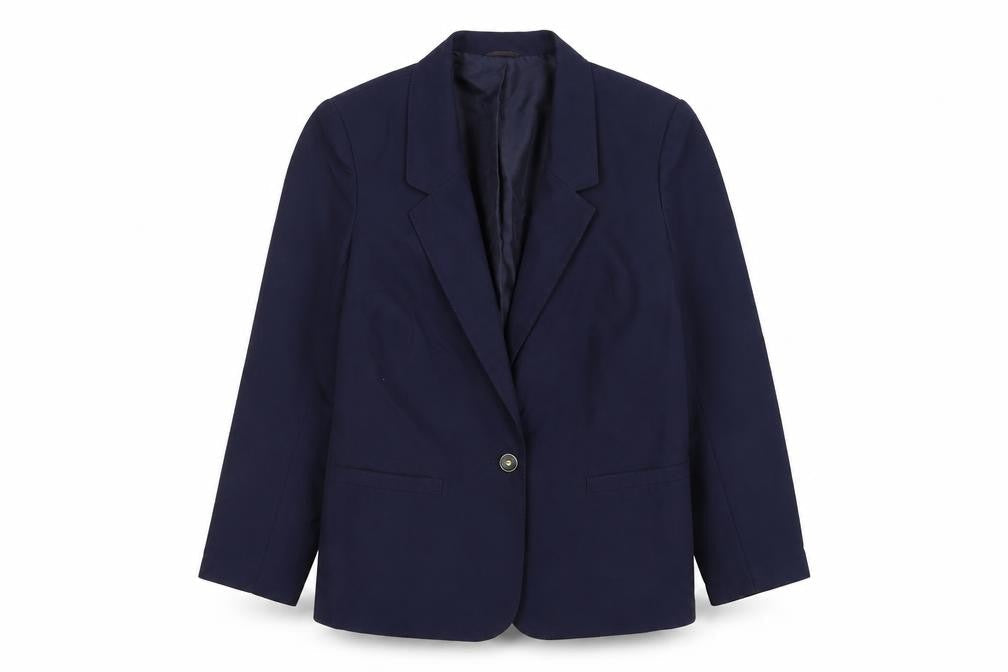 Womens UK Size 16 St michael Regular Blue Suit Jacket