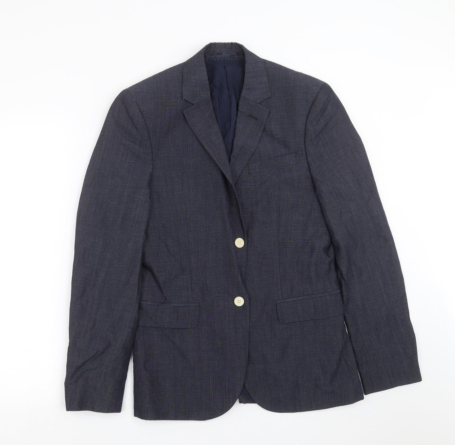 Mens UK Size 36 H&M Regular Blue Suit Jacket