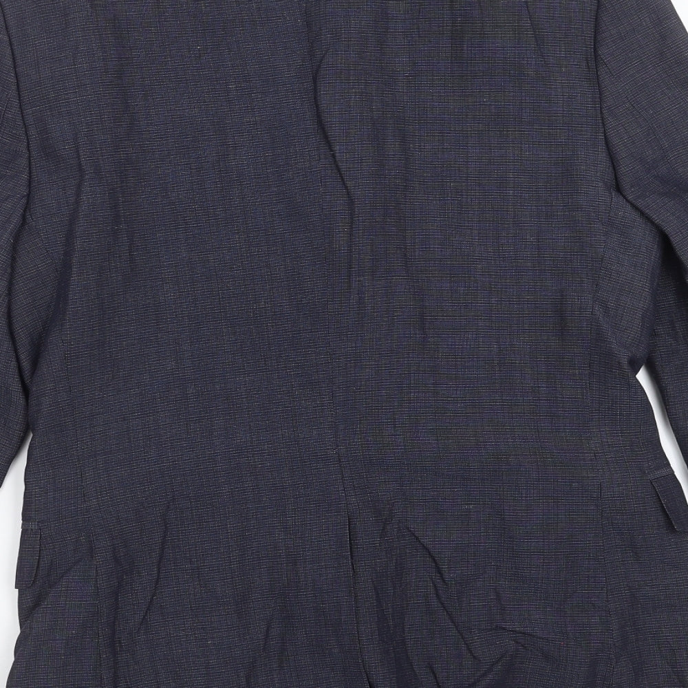 Mens UK Size 36 H&M Regular Blue Suit Jacket