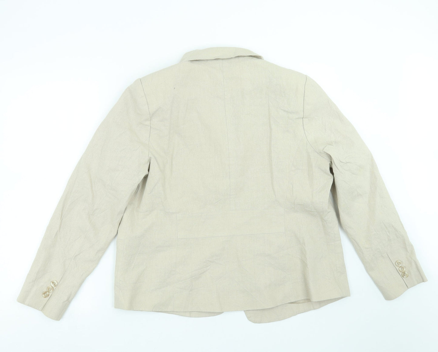 Bonmarché Womens Beige   Jacket Suit Jacket Size 18