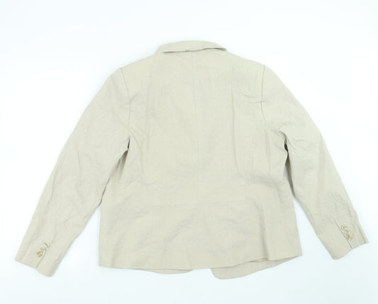 Bonmarché Womens Beige   Jacket Suit Jacket Size 18
