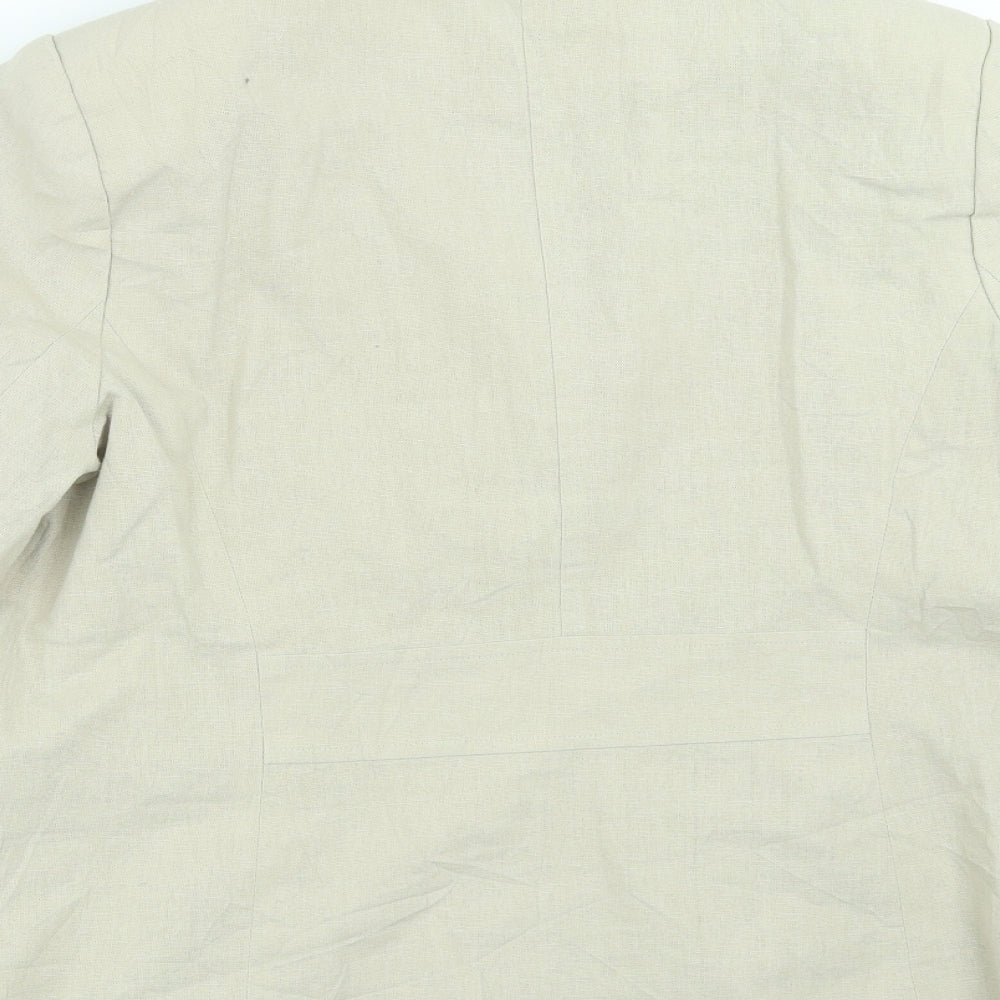 Bonmarché Womens Beige   Jacket Suit Jacket Size 18