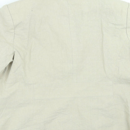 Bonmarché Womens Beige   Jacket Suit Jacket Size 18