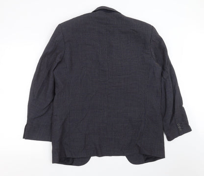 Mens UK Size 40 Marks and Spencer Regular Blue Suit Jacket