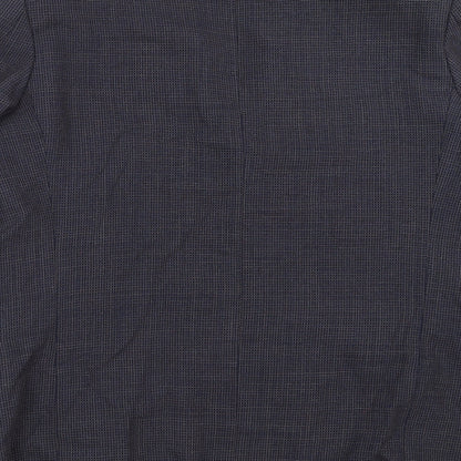 Mens UK Size 40 Marks and Spencer Regular Blue Suit Jacket