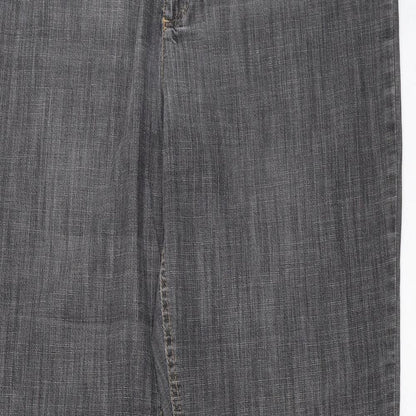 Womens UK Size 38 in Marks and Spencer Regular Fit Bootcut Grey Jeans