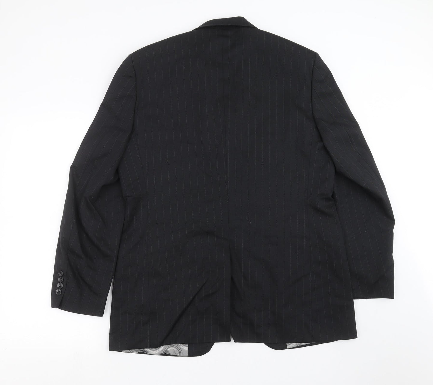 Mens UK Size 40 REMUS Regular Black Suit Jacket