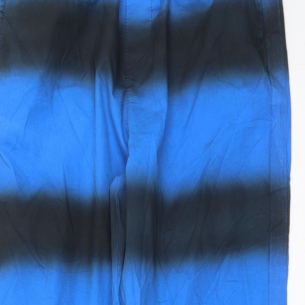 Preworn Mens Blue Striped  Jogger Trousers Size 30 in L31 in