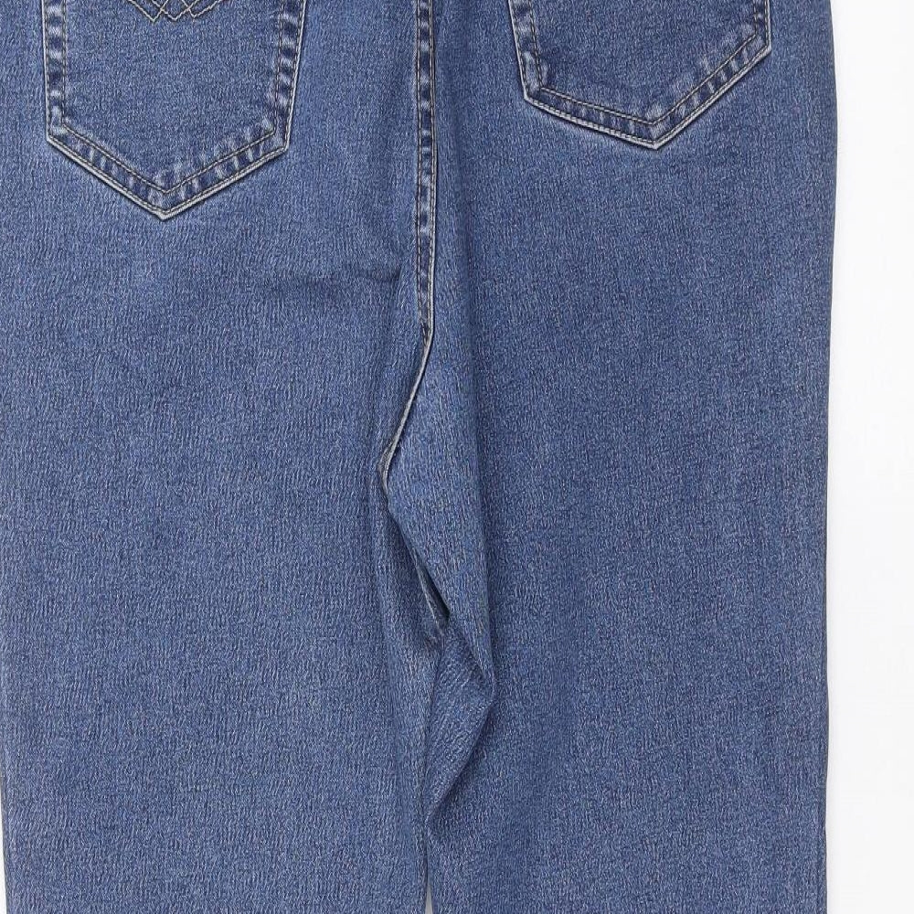 YIFAN Womens Blue  Denim Straight Jeans Size 35 in L25 in