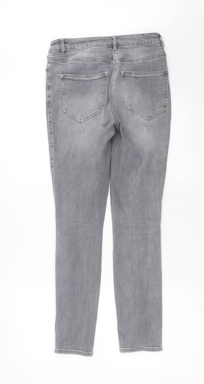 NEXT Womens Grey  Denim Skinny Jeans Size 10 L28 in