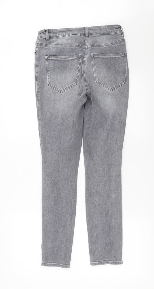 NEXT Womens Grey  Denim Skinny Jeans Size 10 L28 in
