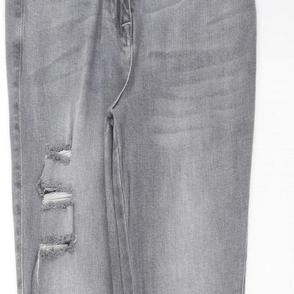 NEXT Womens Grey  Denim Skinny Jeans Size 10 L28 in
