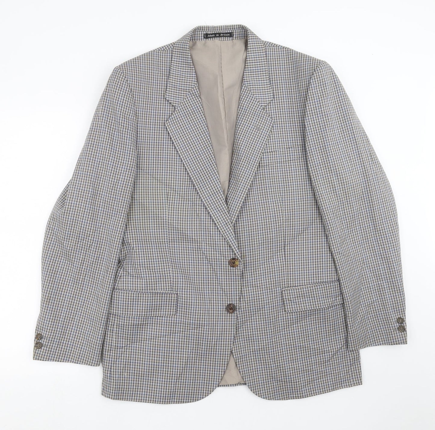 Mens UK Size 42 Dunn & Co Regular Blue Suit Jacket