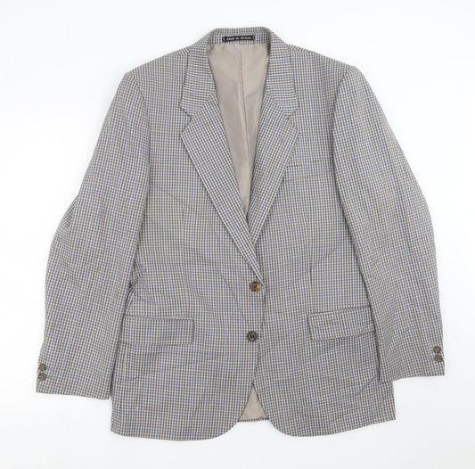 Mens UK Size 42 Dunn & Co Regular Blue Suit Jacket