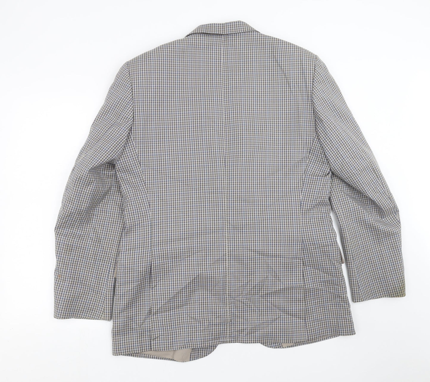 Mens UK Size 42 Dunn & Co Regular Blue Suit Jacket