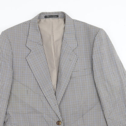 Mens UK Size 42 Dunn & Co Regular Blue Suit Jacket