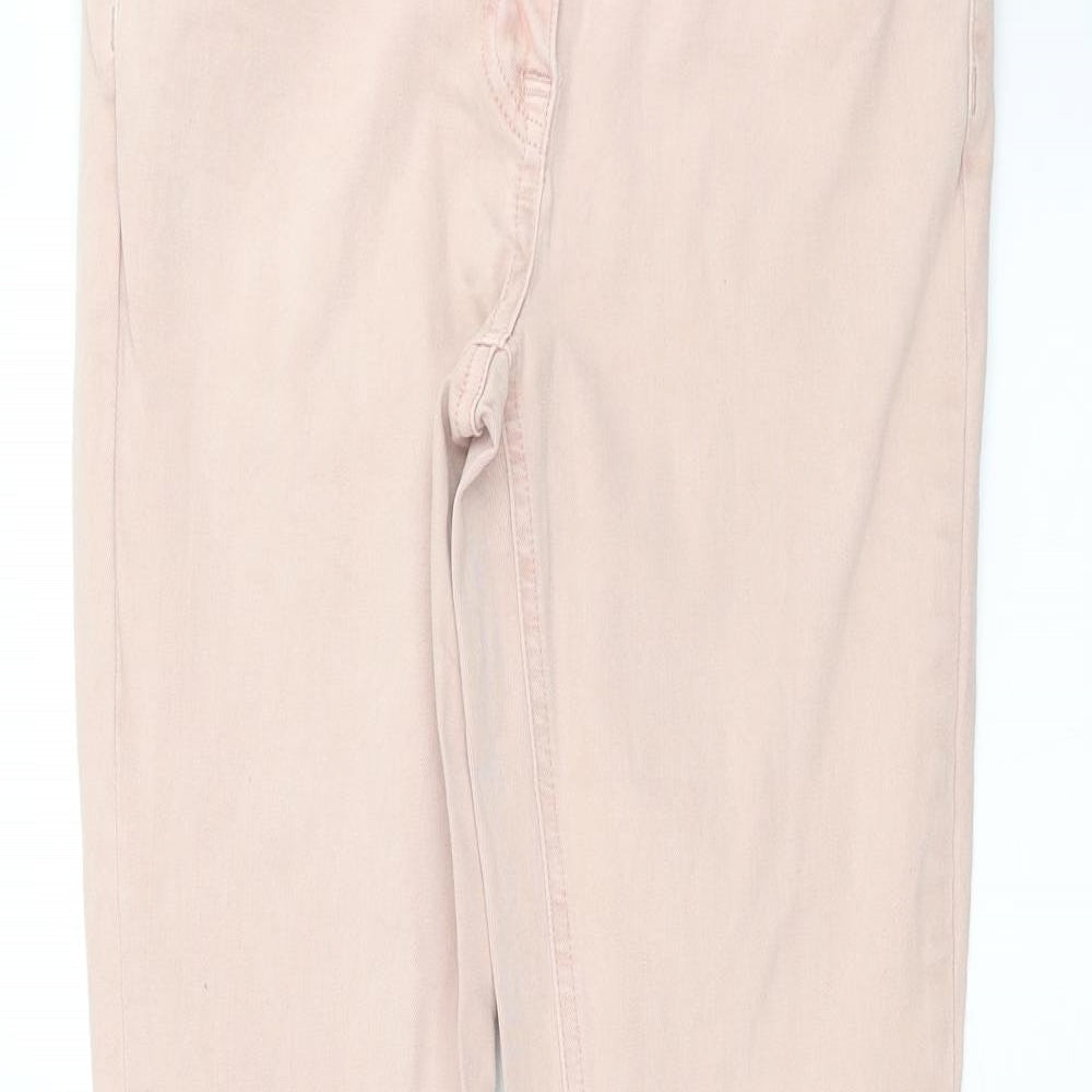 NEXT Womens Pink  Denim Skinny Jeans Size 10 L28 in