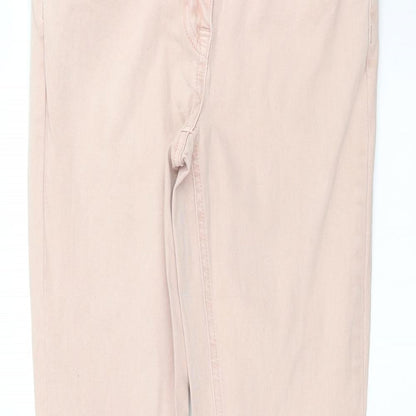 NEXT Womens Pink  Denim Skinny Jeans Size 10 L28 in
