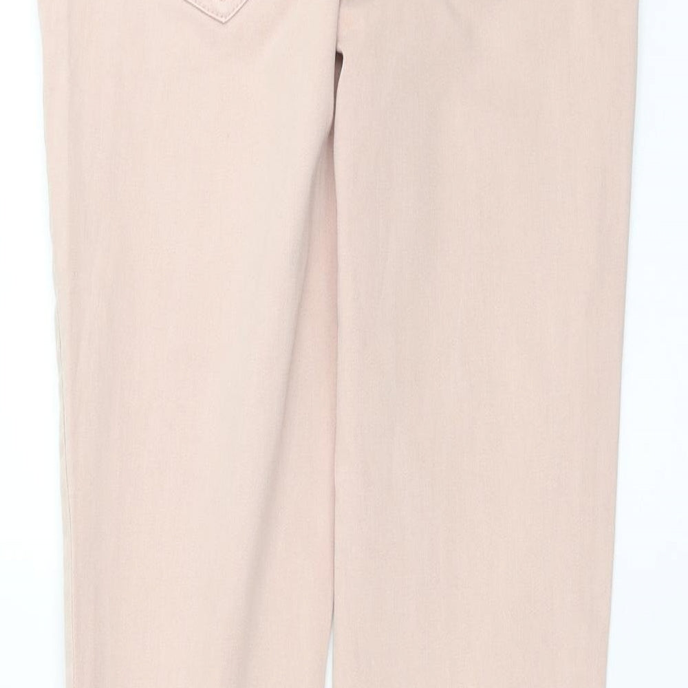 NEXT Womens Pink  Denim Skinny Jeans Size 10 L28 in