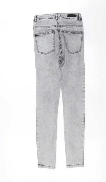 House Of Denim Womens Grey  Denim Skinny Jeans Size 8 L28 in