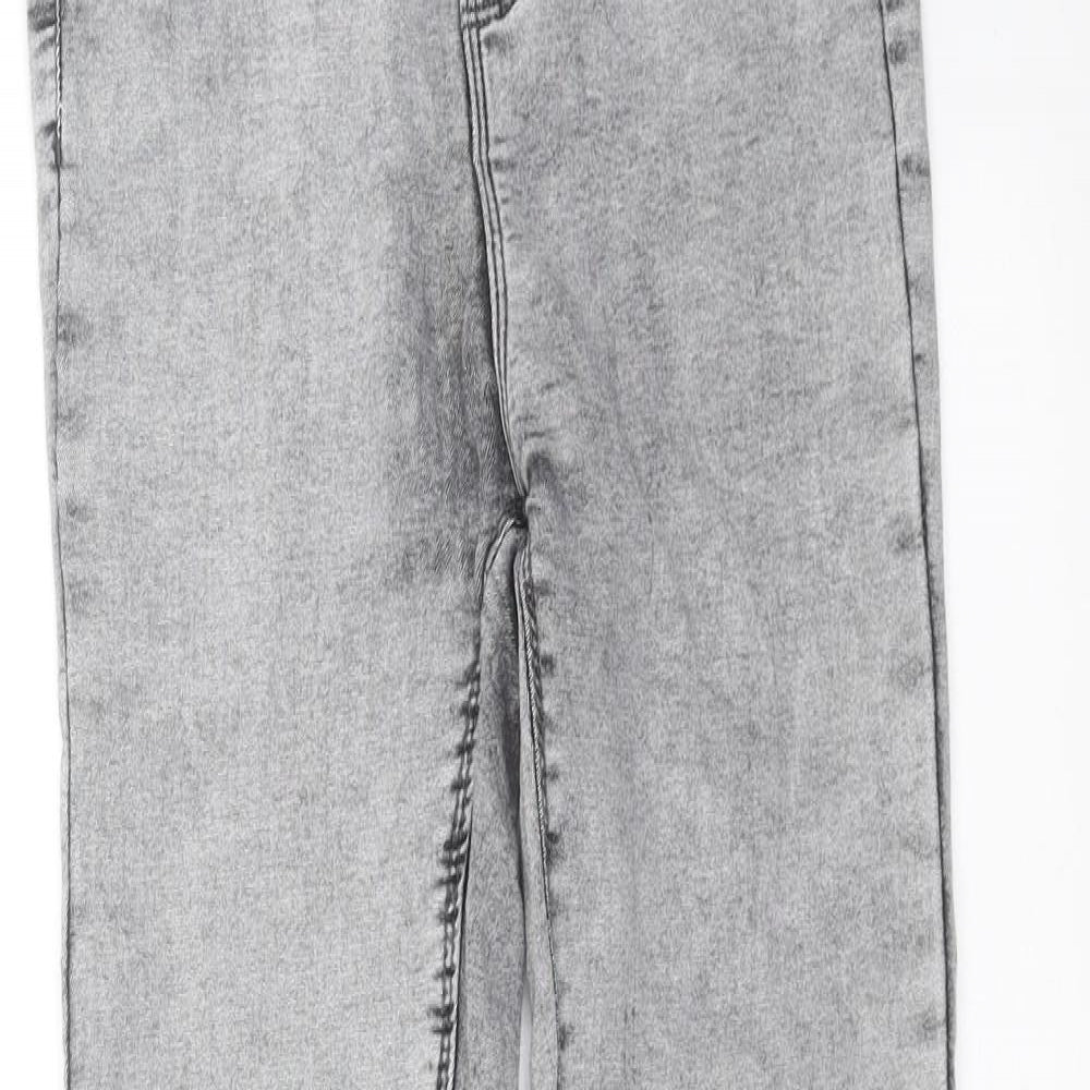 House Of Denim Womens Grey  Denim Skinny Jeans Size 8 L28 in