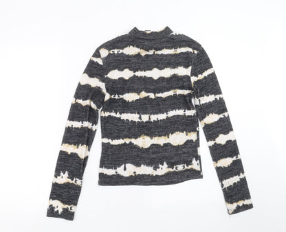 Primark Womens Grey  Knit Pullover Jumper Size 2XS