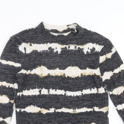 Primark Womens Grey  Knit Pullover Jumper Size 2XS