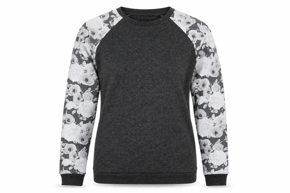 Womens UK Size 4 Atmosphere Grey Basic T-Shirt