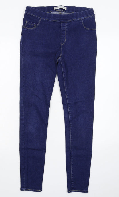 George Womens Blue  Denim Jegging Jeans Size 12 L28 in