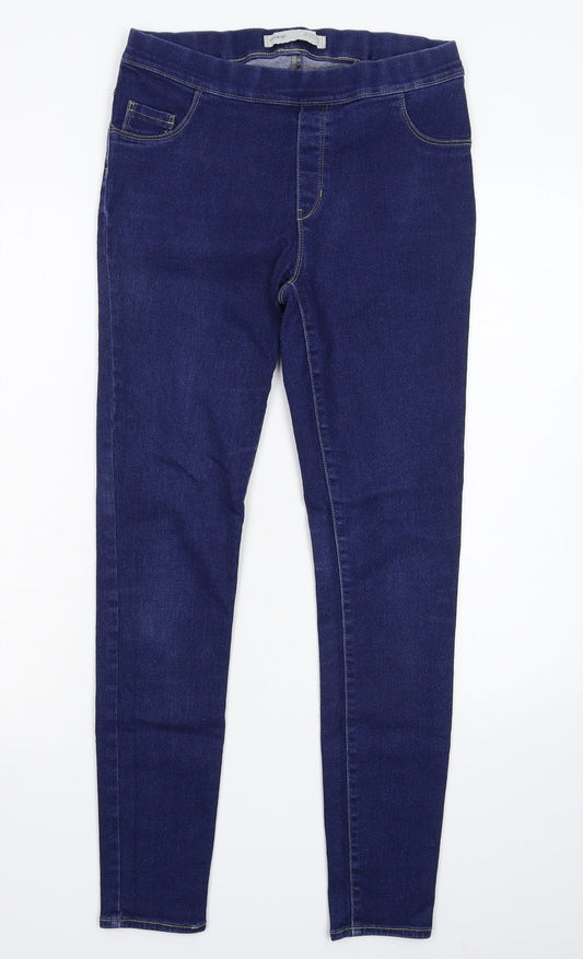 George Womens Blue  Denim Jegging Jeans Size 12 L28 in