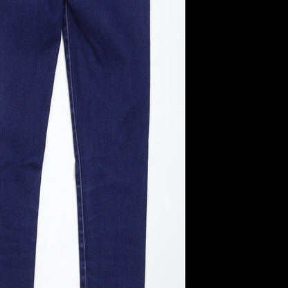 George Womens Blue  Denim Jegging Jeans Size 12 L28 in