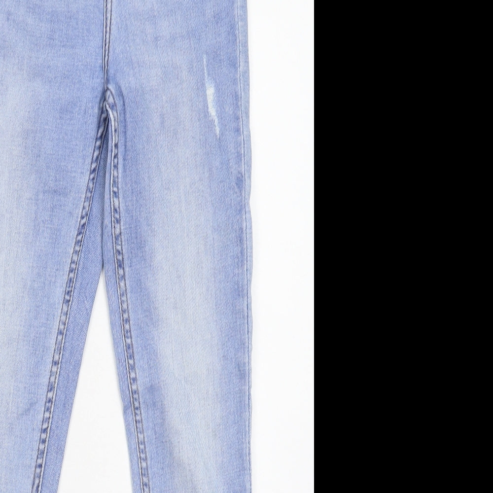 Denim & Co. Womens Blue  Denim Skinny Jeans Size 6 L26 in