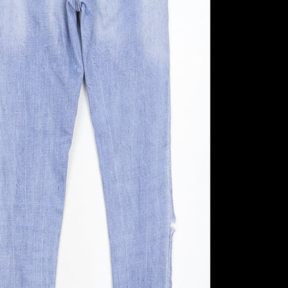Denim & Co. Womens Blue  Denim Skinny Jeans Size 6 L26 in