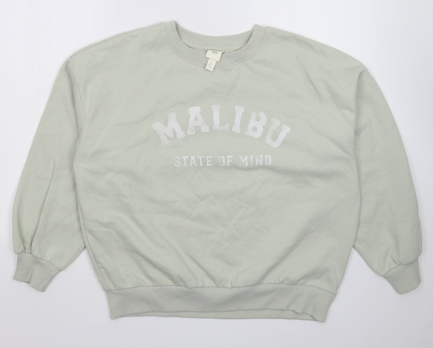 Mens UK Size S H&M Grey Pullover Sweatshirt