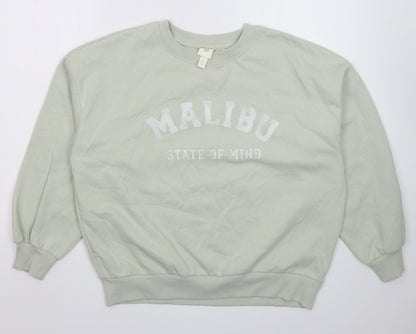 Mens UK Size S H&M Grey Pullover Sweatshirt