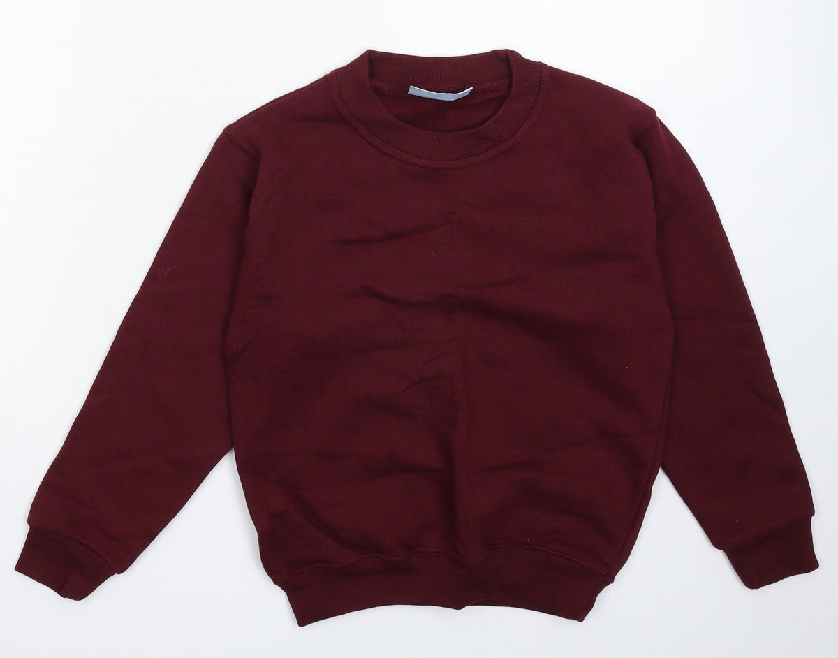 Blue Max Boys Brown   Pullover Sweatshirt Size 7-8 Years