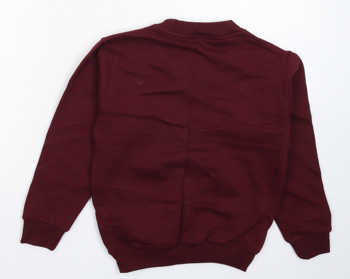 Blue Max Boys Brown   Pullover Sweatshirt Size 7-8 Years