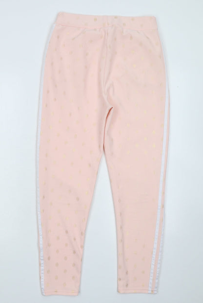 Womens UK Size M Preworn Slim Fit  Pink Trousers