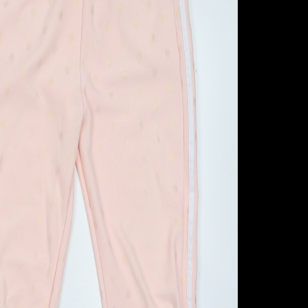 Womens UK Size M Preworn Slim Fit  Pink Trousers