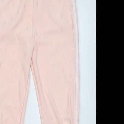 Womens UK Size M Preworn Slim Fit  Pink Trousers