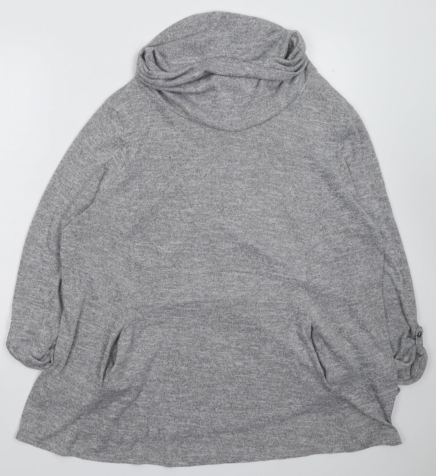 Womens UK Size 12 Principles Grey Pullover Jumper
