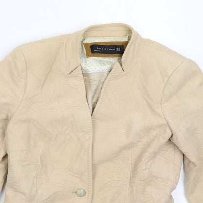 Zara Womens Beige   Jacket Blazer Size XS