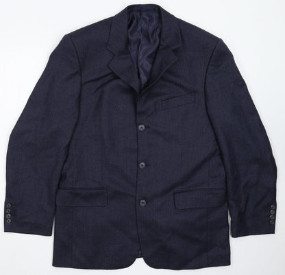 Mens UK Size 40 Douglas Regular Blue Suit Jacket