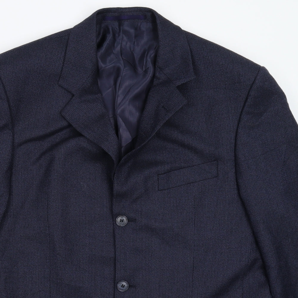 Mens UK Size 40 Douglas Regular Blue Suit Jacket