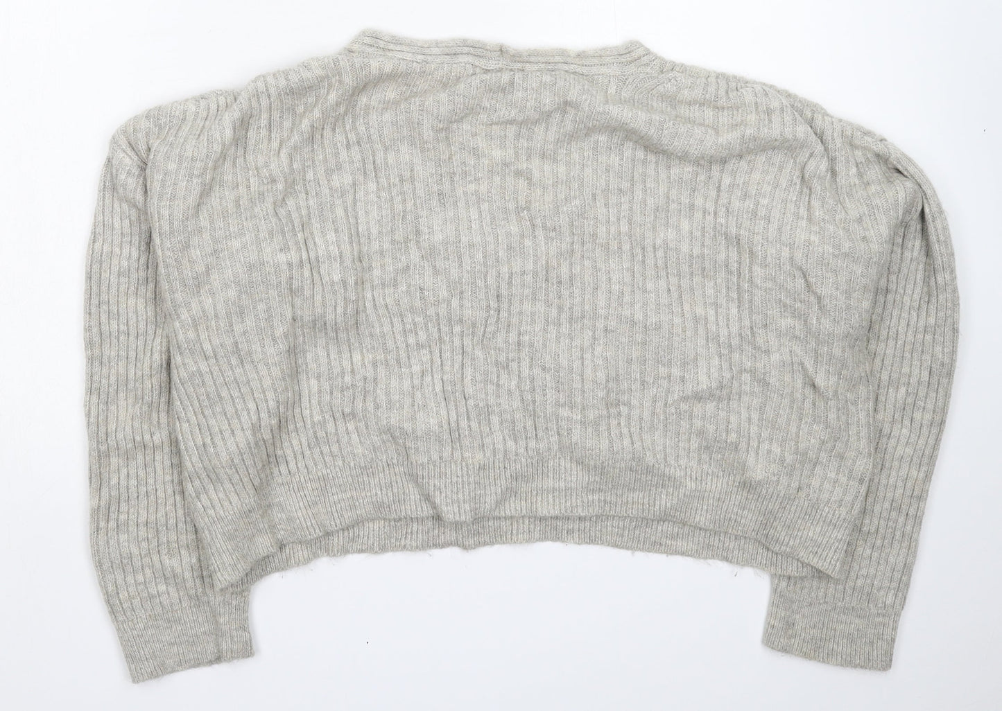 Womens UK Size M New Look Grey Pullover Jumper