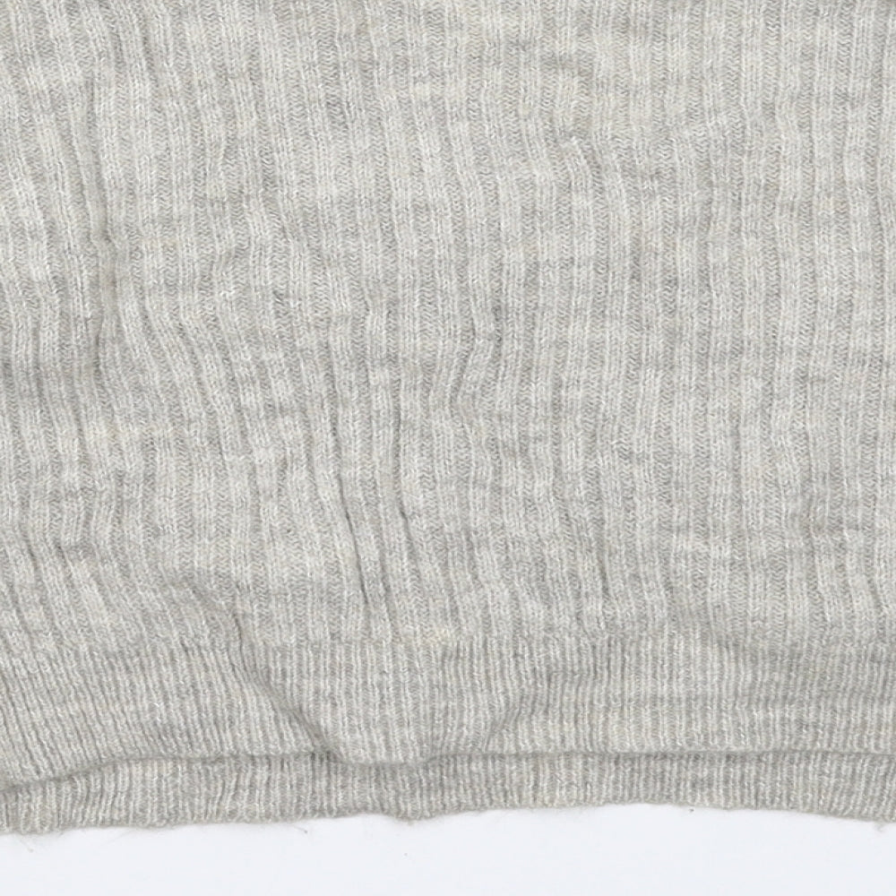 Womens UK Size M New Look Grey Pullover Jumper